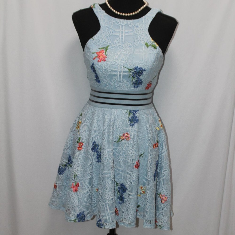 City Studio Floral Lace Sundress